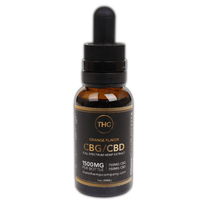 Oil Tincture Orange CBG/CBD 1500mg - sold by Green Treez Company