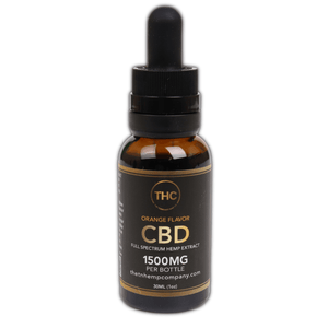 Oil Tincture Orange Flavor CBD 1500mg (mislabeled) - sold by Green Treez Company