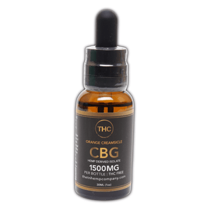 Orange Creamsicle CBG Oil 1500mg Tincture - sold by Green Treez Company