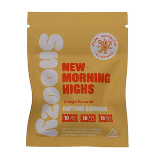 Orange Gummies New Morning Highs Daytime THC CBG CBD 60mg - sold by Green Treez Company