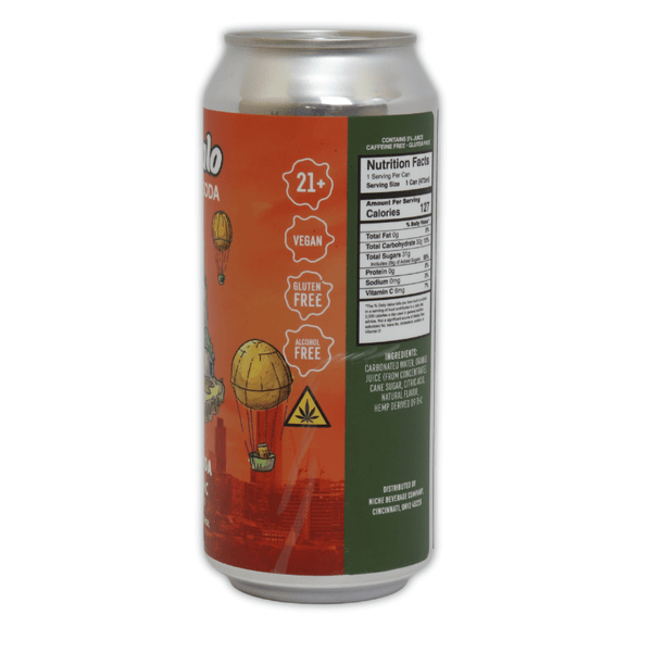 Orange Soda 25mg Delta 9 THC - sold by Green Treez Company