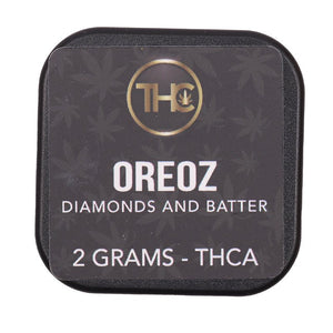 Oreoz Diamonds and Batter THCa 2g - sold by Green Treez Company