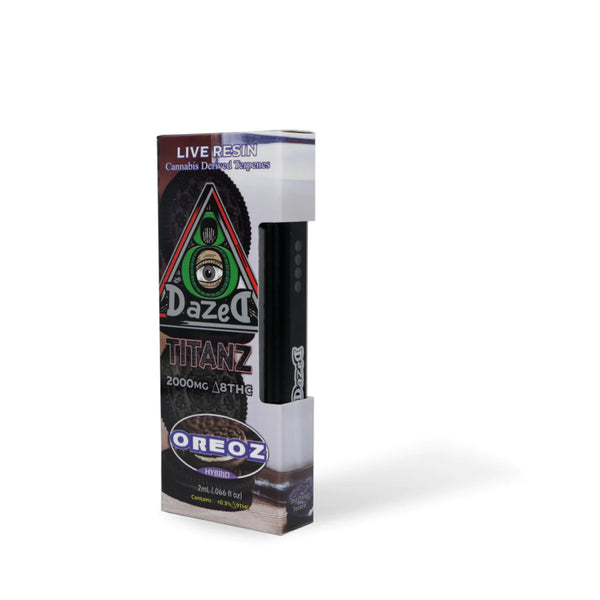 Oreoz Live Resin Titanz Disposable Delta 8 THC 2g - sold by Green Treez Company