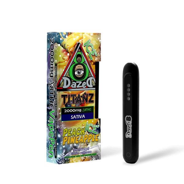 Peach Pineapple Ice Titanz Disposable Delta 8 THC 2g - sold by Green Treez Company
