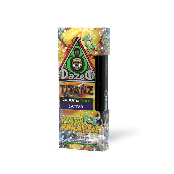 Peach Pineapple Ice Titanz Disposable Delta 8 THC 2g - sold by Green Treez Company