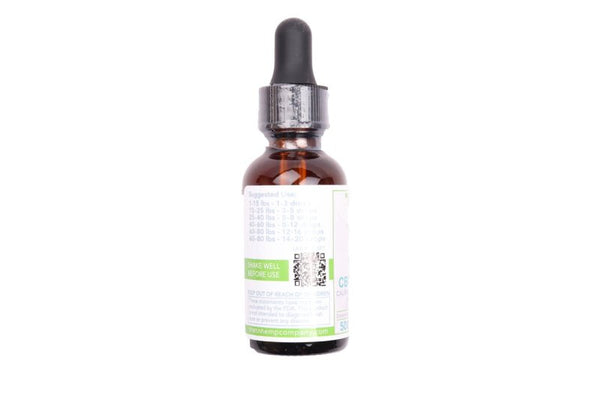 Pets Oil Tincture Chicken Flavor 500mg Full Spectrum CBD - sold by Green Treez Company