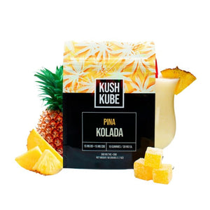 Pina Kolada Kush Kube 300mg THC CBD - sold by Green Treez Company