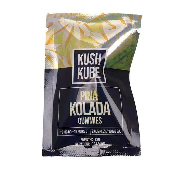 Pina Kolada Kush Kube 60mg THC CBD 2 Count - sold by Green Treez Company