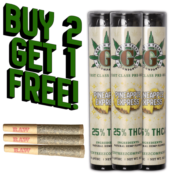Pineapple Express .5g Preroll THCa First Class - sold by Green Treez Company