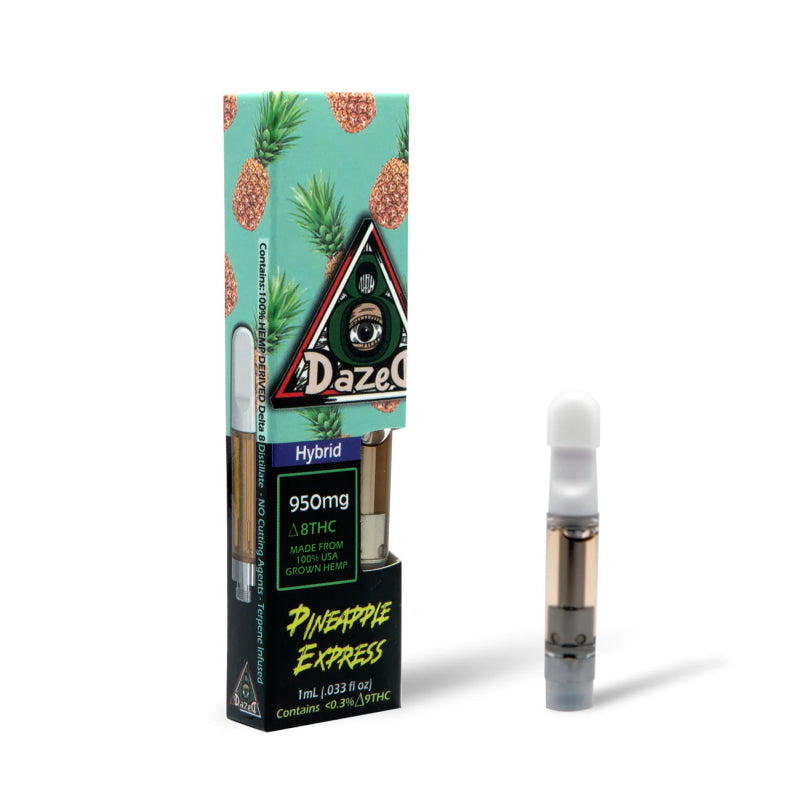 Dazed8 Pineapple Express Cartridge | 1 gram | Delta 8 – Green