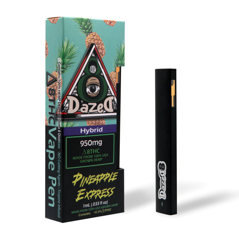 Dazed8 Pineapple Express Disposable | 1 gram | Delta 8 THC Green Treez Company Dazed8 Pineapple Express Disposable | 1 gram | Delta 8 THC Green Treez Company
