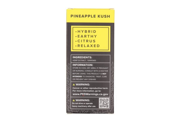 Pineapple Kush Disposable 1g Delta 8 THC - sold by Green Treez Company