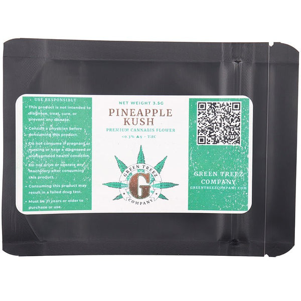 Pineapple Kush Flower 3.5g Premium - sold by Green Treez Company