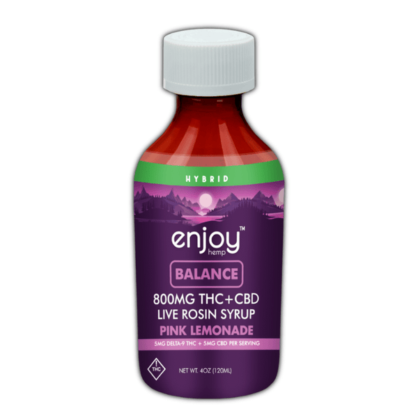 Pink Lemonade Balance Syrup Delta 9 THC CBD 800mg - sold by Green Treez Company