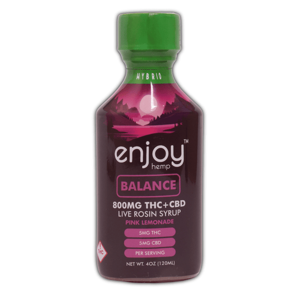 Pink Lemonade Balance Syrup Delta 9 THC CBD 800mg - sold by Green Treez Company