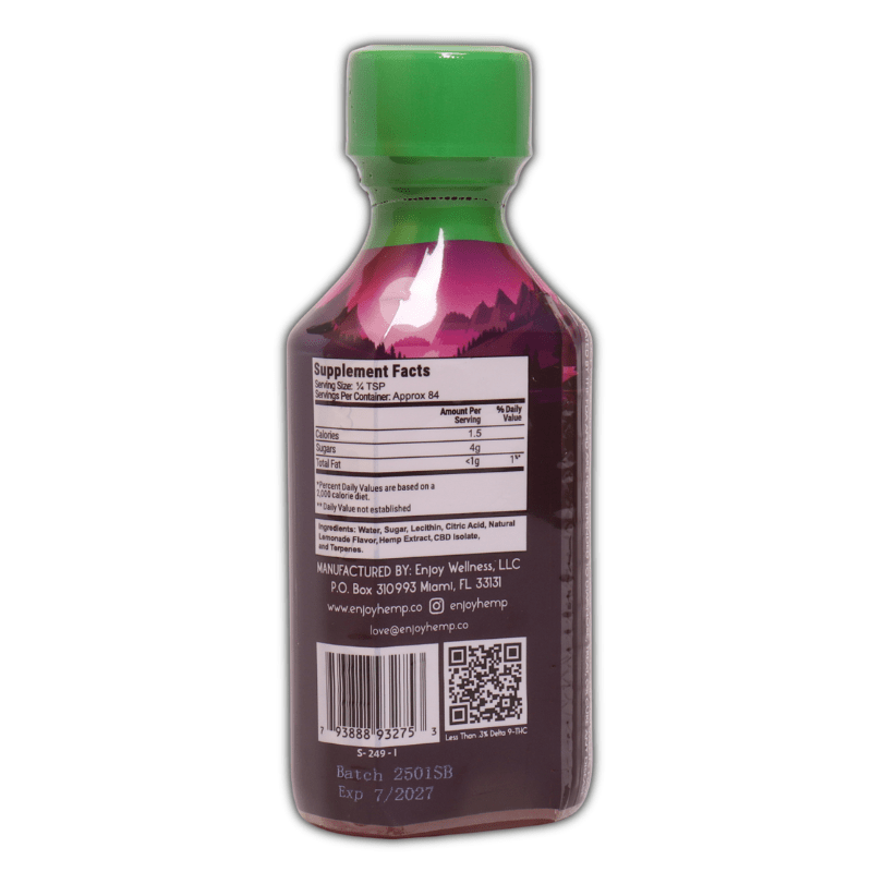 Enjoy Hemp Pink Lemonade Balance Syrup | 800mg | Delta 9 THC CBD Enjoy Hemp Pink Lemonade Balance Syrup | 800mg | Delta 9 THC CBD