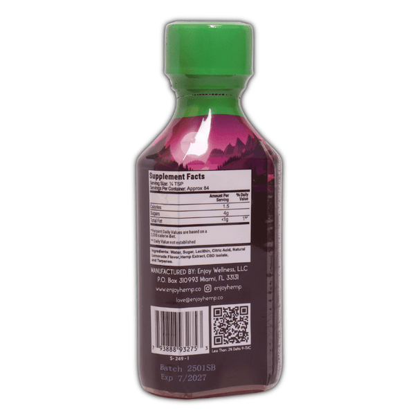 Pink Lemonade Balance Syrup Delta 9 THC CBD 800mg - sold by Green Treez Company