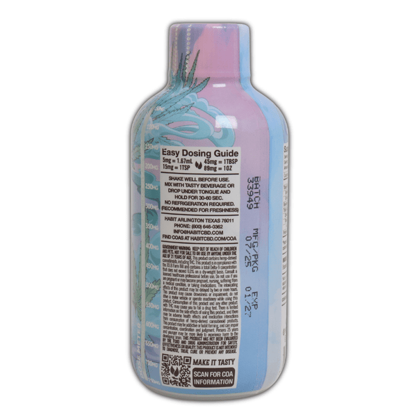 Pure Unflavored THC Syrup 750mg Delta 9 THC - sold by Green Treez Company