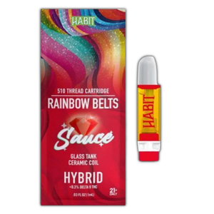 Rainbow Belts 510 Thread Cartridge 1g THCa - sold by Green Treez Company