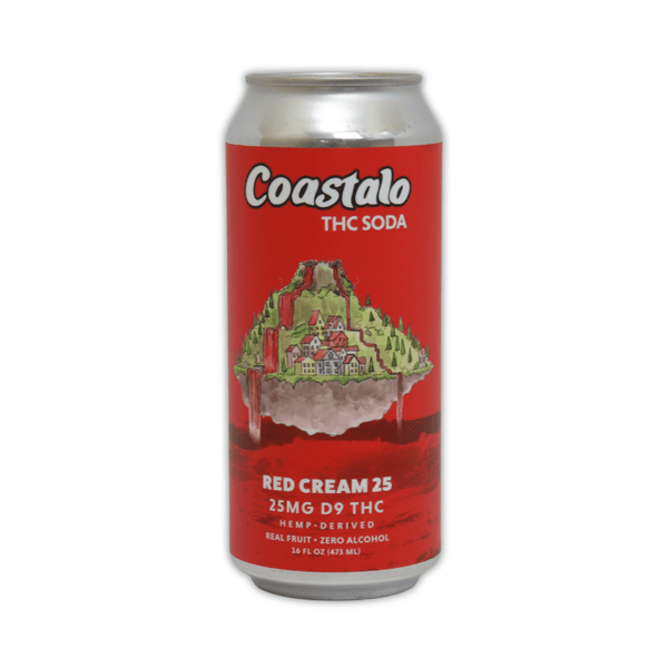 Red Cream Soda 25mg Delta 9 THC - sold by Green Treez Company