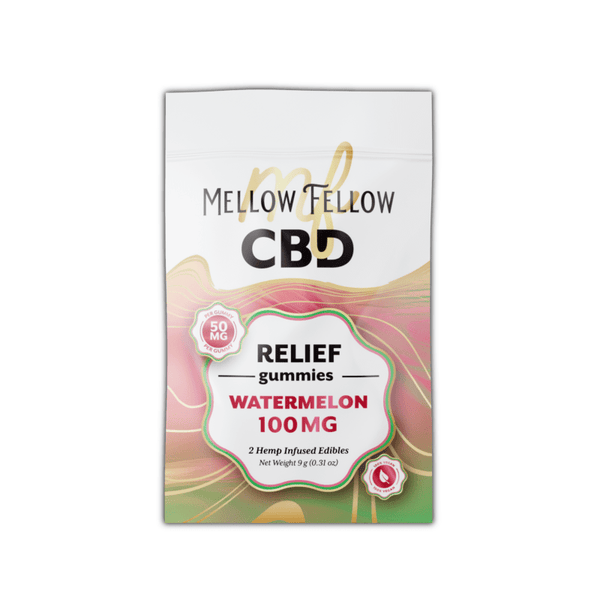 Relief Watermelon 100mg 2pk gummies - sold by Green Treez Company