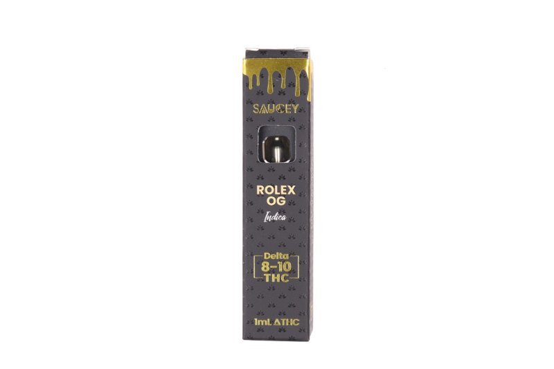Saucey Rolex OG Disposable | 1 gram | Delta 10 THC Green Treez Company Saucey Rolex OG Disposable | 1 gram | Delta 10 THC Green Treez Company