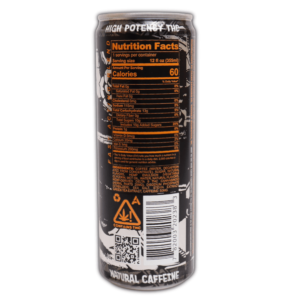 Salted Caramel Cold Brew 25mg THC 50mg Caffeine - sold by Green Treez Company