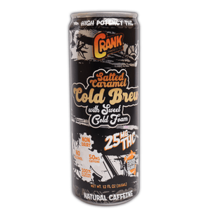 Salted Caramel Cold Brew 25mg THC 50mg Caffeine - sold by Green Treez Company
