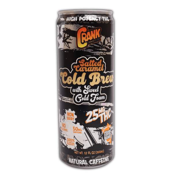 Salted Caramel Cold Brew 25mg THC 50mg Caffeine - sold by Green Treez Company