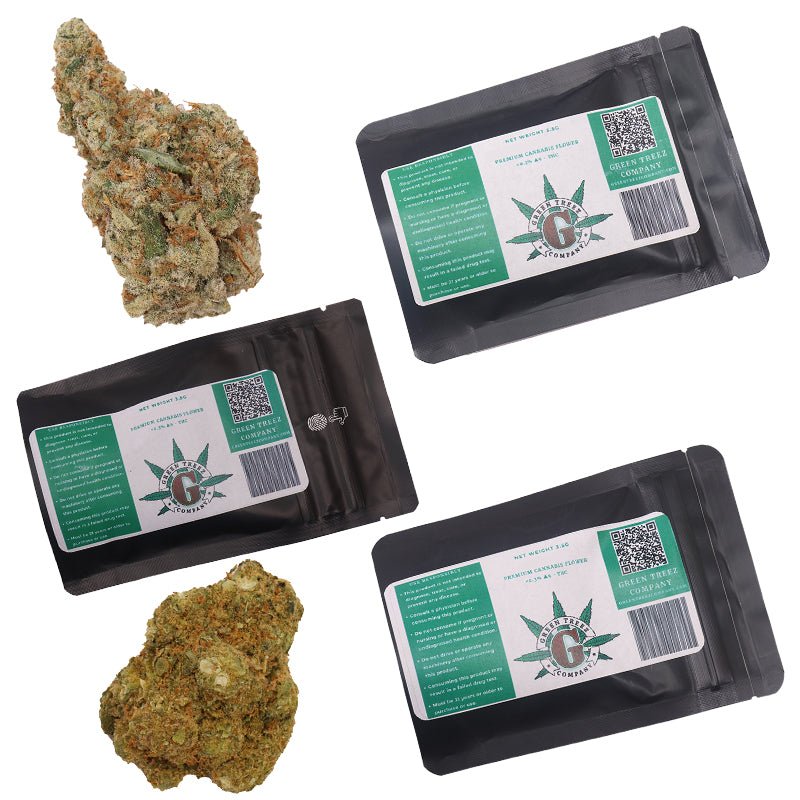 Green Treez Company Sativa Dominant THCa Flower | 3.5g - 1oz | Package