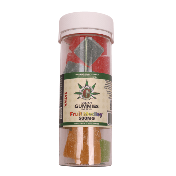 Sativa Live Resin Gummies 500mg Delta 9 THC Fruit Medley - sold by Green Treez Company