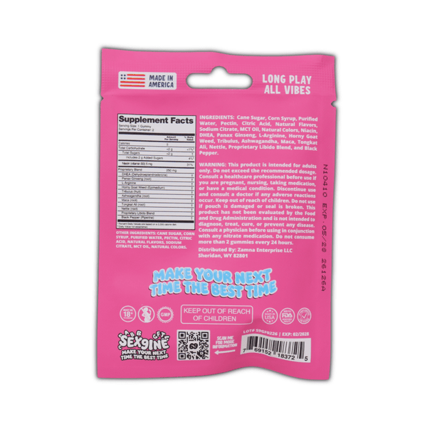Sex9ine 2 Count Gummies - sold by Green Treez Company