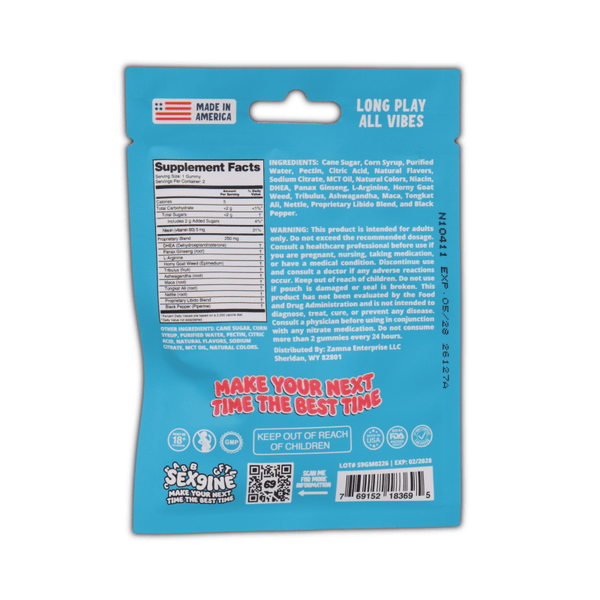 Sex9ine 2 Count Gummies - sold by Green Treez Company