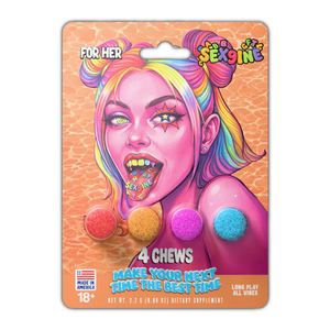 Sex9ine 4 Count Chews For her - sold by Green Treez Company