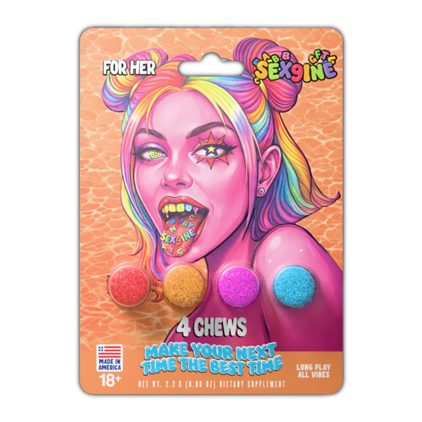 Sex9ine 4 Count Chews For her