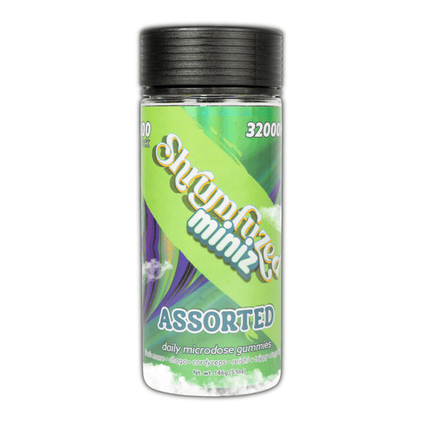 Shrumfuzed Miniz Assorted Flavors 100ct 32000mg - sold by Green Treez Company