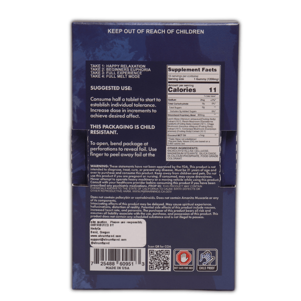 Shrumfuzed Tabz Blue Slushee 12000mg Mushrooms - sold by Green Treez Company