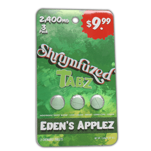 Shrumfuzed Tabz Eden’s Applez 2400mg Mushrooms 3ct - sold by Green Treez Company