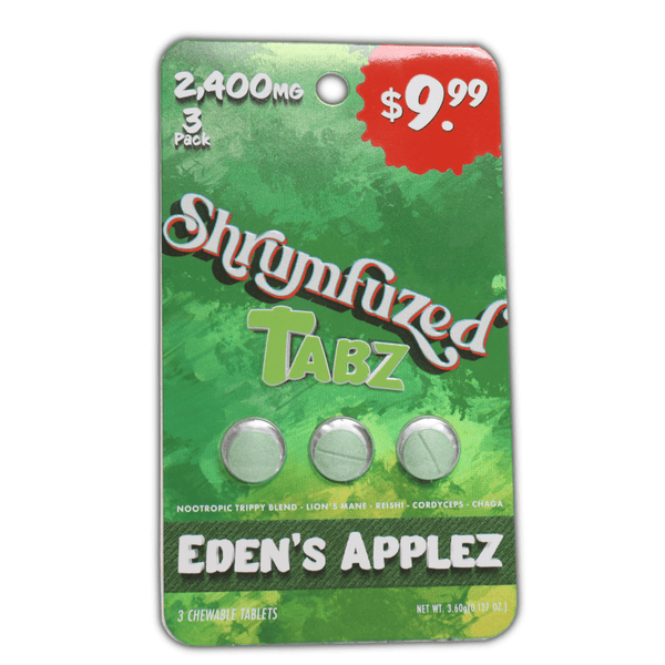Shrumfuzed Tabz Eden’s Applez 2400mg Mushrooms 3ct - sold by Green Treez Company