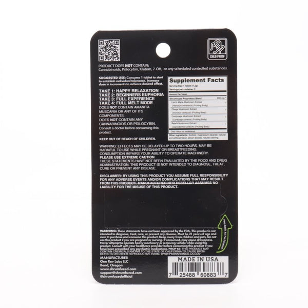 Shrumfuzed Tabz Purp Soda 2400mg Mushrooms 3ct - sold by Green Treez Company
