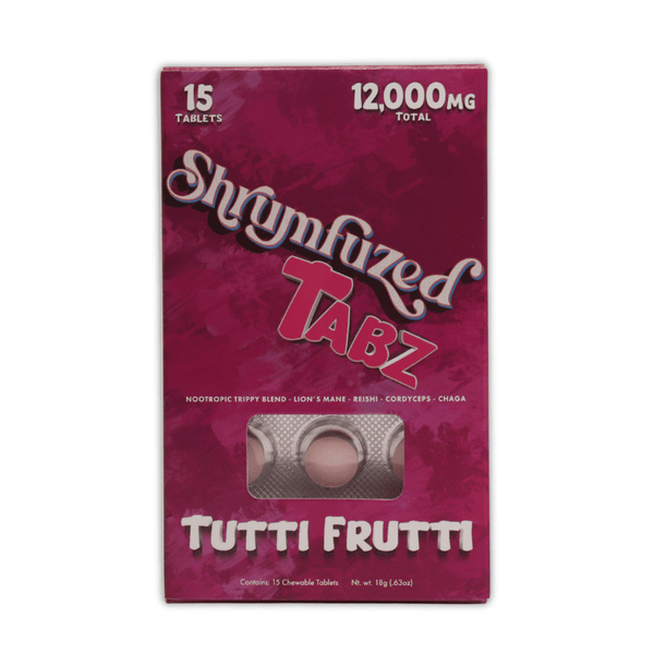 Shrumfuzed Tabz Tutti Frutti 12000mg Mushrooms - sold by Green Treez Company