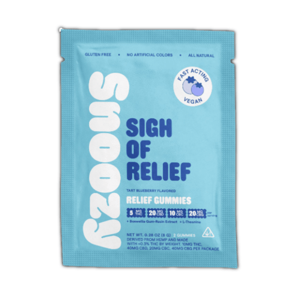 Sigh of Relief Gummies 110mg THC CBG CBC CBD 2pk - sold by Green Treez Company