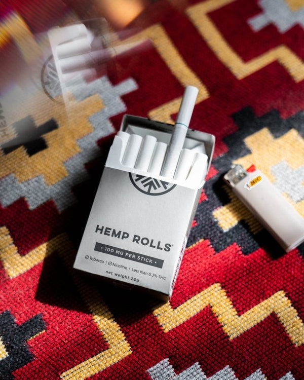 Silver Hemp Rolls CBD Cigarettes 20 Pack - sold by Green Treez Company