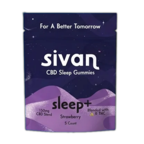 Sivan Sleep+ 5 Count THC CBD gummies