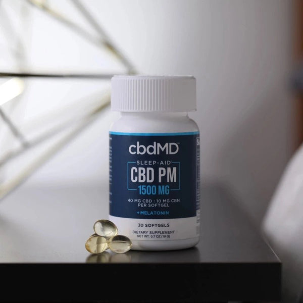 Sleep Aid Softgels 1500mg CBN CBD - sold by Green Treez Company