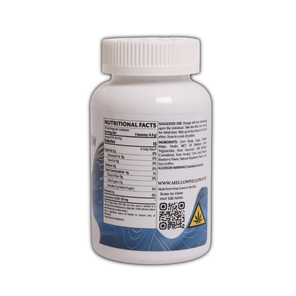 Sleep Gummies 1500mg CBN Blue Razz - sold by Green Treez Company