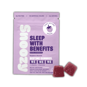 Sleep With Benefits Bedtime Gummies 60mg THC CBN CBD - sold by Green Treez Company