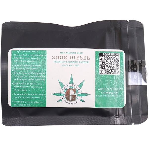 Sour Diesel Flower 3.5g THCa - sold by Green Treez Company