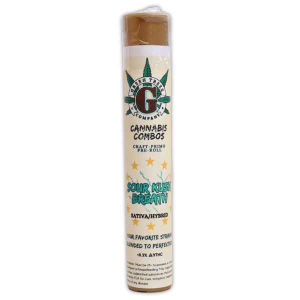 Sour Kush Breath Craft Primo Preroll - sold by Green Treez Company