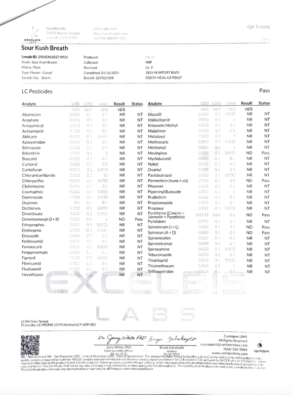 Sour Kush Breath THCa Flower - sold by Green Treez Company